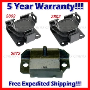 M110 Fits 96-05 Chevy Blazer/ 96-03 Chevy S10 4.3L 2WD Motor & Trans Mount Set - Picture 1 of 3
