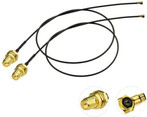 2x Bingfu U.FL IPX IPEX MHF4 auf RP-SMA Buchse Kabel WiFi Antenne für 8265AC/NGW - Bild 1 von 8