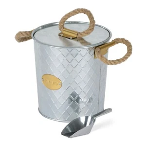 Insulated Galvanised Steel Ice Beer Bucket Lid Cooler Party Tub Drink Summer - Picture 1 of 9