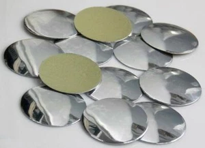 BORCHIA Piatta Tonda 22mm 15pz argento silver tondo scarpe maglie borchie piatte - Foto 1 di 1