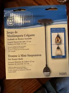 Westinghouse Mini Pendant Kit Oil Rubbed Bronze 70285. Open Box. For Glass Shade - Picture 1 of 1