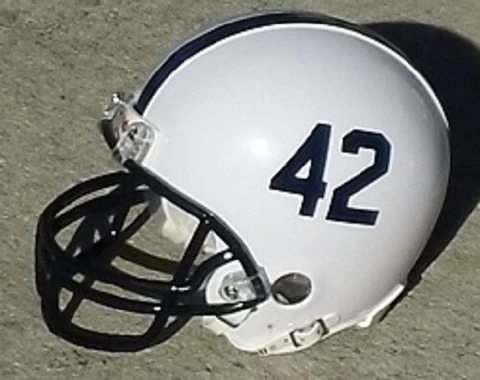 PENN STATE NITTANY LIONS #42 MICHAEL MAUTI SPECIAL FOOTBALL MINI HELMET Cover