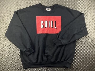 Riot Society Suéter Adulto Extra Grande Negro Manga Larga Sudadera Informal Para Hombre Foto 1 de 4