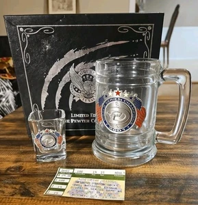 2001 Arizona Diamondbacks World Series mug, shot glass, and ticket stub - Picture 1 of 7