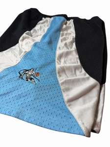 Vintage And1 Basketball Shorts Mens M Blue Basketball Gym Logo Hip Hop 90s Y2k - Picture 1 of 11