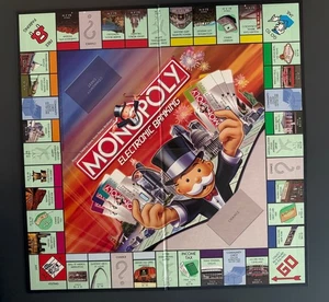 Hasbro Monopoly Electronic Banking 2007 Game Board ONLY Replacement Parts - Picture 1 of 3