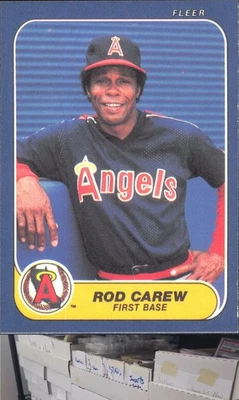 1986 Fleer #151 Rod Carew - DL - Image 1 of 2