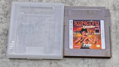 Kung Fu Master Game with Clear Case Nintendo GameBoy Authentic Cart Rare HTF GB - Image 1 of 4