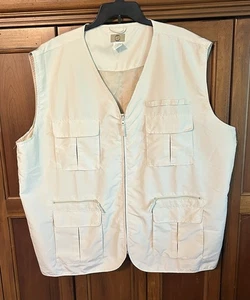 Haband Travelers Utility Vest Mens 3X Fishing Safari Outdoor Cargo Pockets NEW - Picture 1 of 7