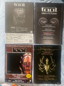 TOOL Japan LIVE concert MINI-POSTER x4! 2007 2025 PARABOLA 2006 10000 Days MINT - Picture 1 of 7