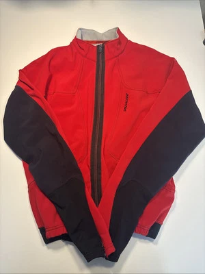 Specialized Zip Up XL Cycling Coat red black coat ￼ Bicycling Back Zip Pocket - Image 1 of 4