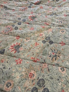 EUC! RALPH LAUREN Isabella KING Bettdecke schwer & hochwertig florales Design - Bild 1 von 5