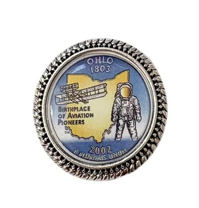 Ohio US State brooch / Tack Pin - Picture 1 of 3
