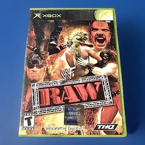 WWF Raw (Microsoft Xbox, 2002) Complete - Original wwe complete CIB tested - Picture 1 of 2