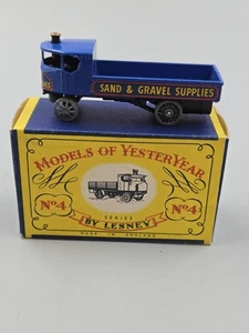 Vintage Matchbox Lesney Models Of Yesteryear #4 Sentinel Steam Wagon With... - Picture 1 of 9