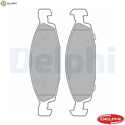 BRAKE PAD SET DISC BRAKE LP1557 FOR JEEP GRAND/CHEROKEE/II/SUV/Mk/� WAGONEER - Image 1 of 4