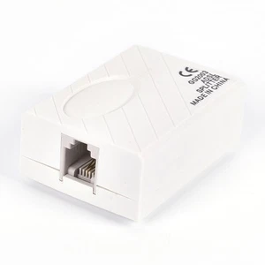 RJ11 Cable Line ADSL Fax Modem Phone Network Jack Micro Filter Splitter Ada` _cn - Photo 1/6