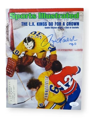 Rogie Vachon Signed Autographed Magazine Sports Illustrated 1975 JSA CB83169 - Image 1 of 3