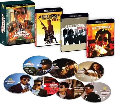 A Better Tomorrow Trilogy [New 4K UHD Blu-ray] 4K Mastering, Boxed Set - Image 1 of 3