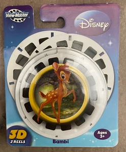 VIEW-MASTER 3D 3 CARRETES DISNEY BAMBI SELLADO *NUEVO* - Imagen 1 de 2