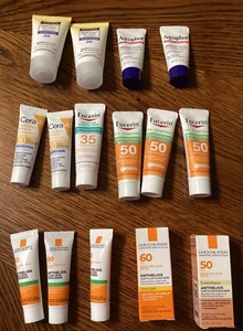 Lot of Assorted Trial Size Sunscreen - Picture 1 of 1