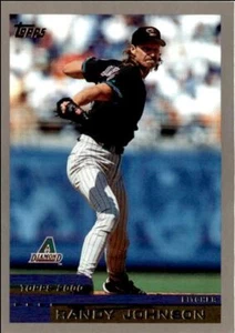2000 Topps Basbeall Card Randy Johnson HOF Arizona Diamondbacks #51 - Picture 1 of 2