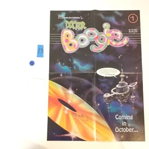 Vintage 1987 Dr Boogie Store Display Promo Poster Music Comic Book Store 21x16" - Picture 1 of 5