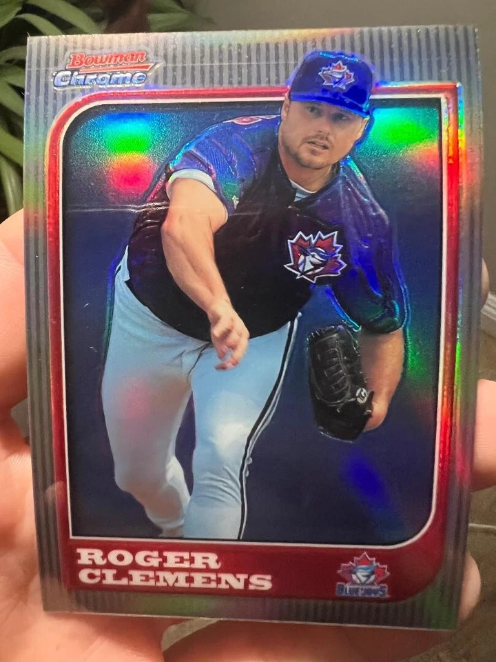 1997 Bowman Chrome Refractor Roger Clemens #46 - Image 1 of 1