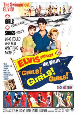 Elvis Presley - Girls! Girls! Girls! - Movie poster print - Image 1 of 2