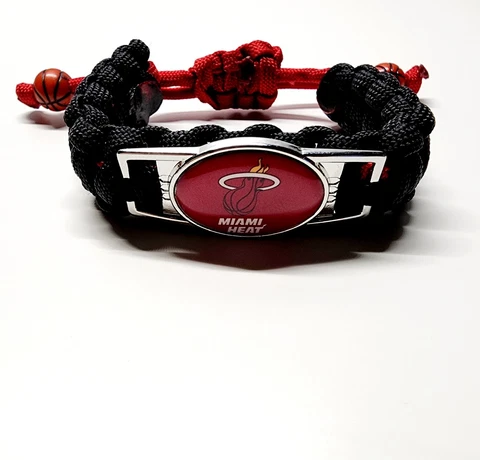 Miami Heat Adjustable Charm Bracelet Fan Apparel & Souvenirs Basketball NBA Cover