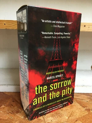 THE SORROW AND THE PITY VHS 2-tapes WWII Documentary Marcel Ophuls - Image 1 of 2