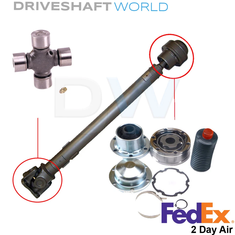 Kit de reparación del eje de transmisión delantero para Jeep Liberty 2008-2012 junta CV + junta en U Foto 1 de 1