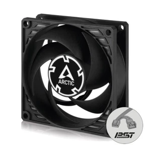 ARCTIC P8 PWM PST CO 80mm wentylator PC zoptymalizowany do pracy ciągłej chłodnica czarny - Zdjęcie 1 z 7