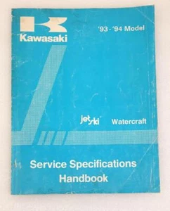 Kawasaki 93-94 JET SKI SERVICE SPEC. HANDBOOK OEM 99926-1025-01 - Picture 1 of 3