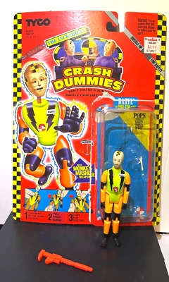 Tyco Incredible Crash Dummies Pro Tek Suit Daryl Open w/ Package 1992 Pop Top - Image 1 of 4