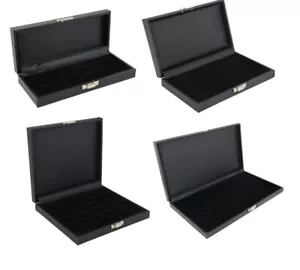 Jewellers Ring Display Case - Slotted Jewellery Countertop Salesman Travel Cases - Picture 1 of 13