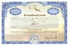 Broadband.com (Dot Com High Flyer) shows airplane designed by Burt Rutan 1998