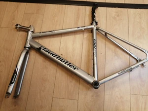retro Claud Butler Chinook commute hybrid frame forks alloy used silver 52/700c - Picture 1 of 16