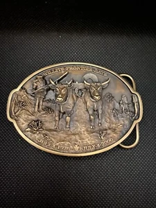 2000 Willits Frontier Days Belt Buckle Vintage Siskiyou #2 Of 250 - Picture 1 of 2
