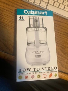 Cuisinart Prep 11 Food Processor How-to Video VHS Tape - Picture 1 of 3