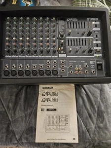 Yamaha EMX88S 8 Channel 400W+400W Powered Mixer W/Manual Tested & Working - Picture 1 of 2