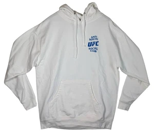 Anti Social Social Club UFC Hoodie Sweatshirt White Men's Size XL - Picture 1 of 10