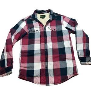 Eddie Bauer Sherpa Lined Flannel Button Up , Mens Tall Large (TL) - Picture 1 of 10