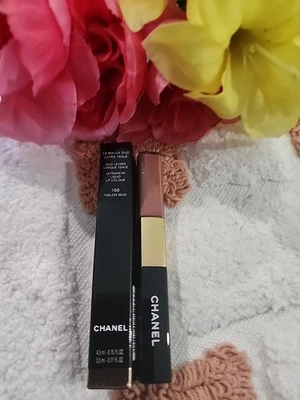 CHANEL LE ROUGE DUO COLOUR 166 TIMELESS BEIGE ULTRA TENUE LIQUID LIP GLOSS NEW - Image 1 of 4