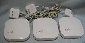 Eero Pro Home Mesh WiFi System Router or Extender 1st Generation, A010001 3-Pack - Picture 1 of 6