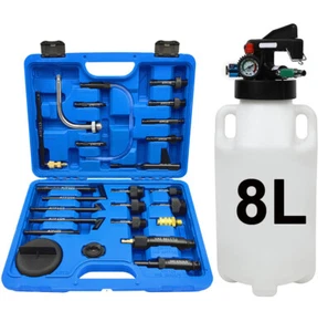 8L Pneumatic Transmission Fluid Pump ATF Fluid Transfer Oil Filler +25 Adapters - Picture 1 of 13