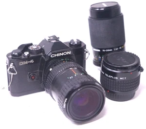 Chinon CM-4 Vintage Kamera P/K Pentax Mount mit Takumar 28-80mm Objektiv - Bild 1 von 12