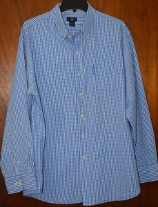 US Polo Assn. Kariert Herren Gr. XL LS BD Kragen extra Knöpfe 100% Baumwolle B-41 - Bild 1 von 7