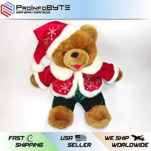 Dan Dee Collector's Choice 2004 Christmas Snowflake Teddy Bear Plush Red / Brown - Picture 1 of 6