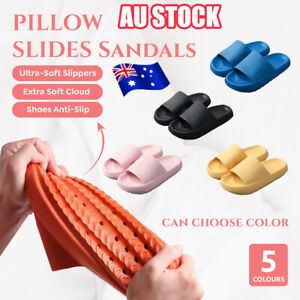 PILLOW SLIDES Sandals Ultra-Soft Slippers Extra Soft Cloud Shoes Anti-Slip AUS